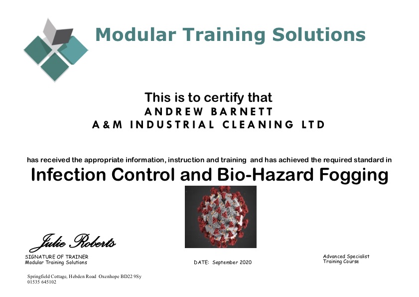 Infection Control & Bio-Hazard Fogging